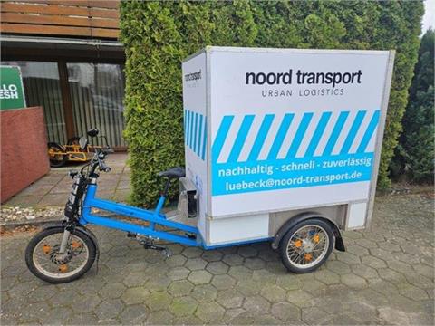 Lastenrad tricargo Lademeister mit Transportbox, blau