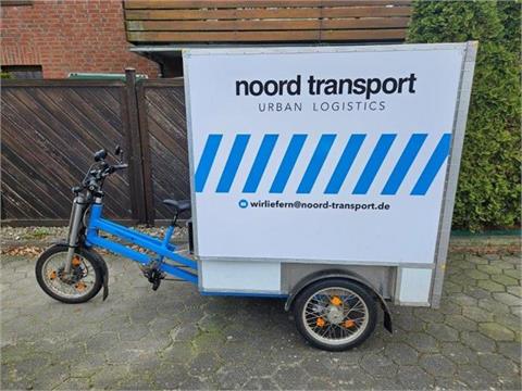Lastenrad tricargo Lademeister mit Transportbox, blau
