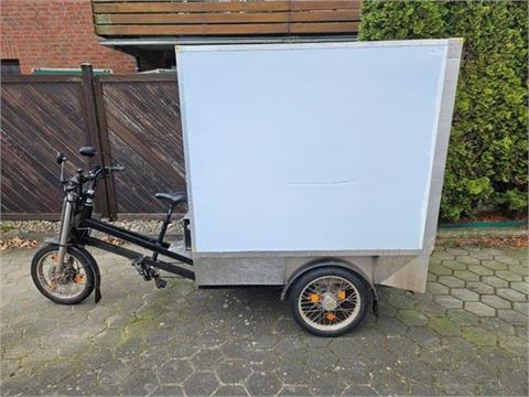 Lastenrad tricargo Lademeister mit Transportbox, schwarz